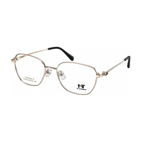 HT Eyewear Titânio dourado